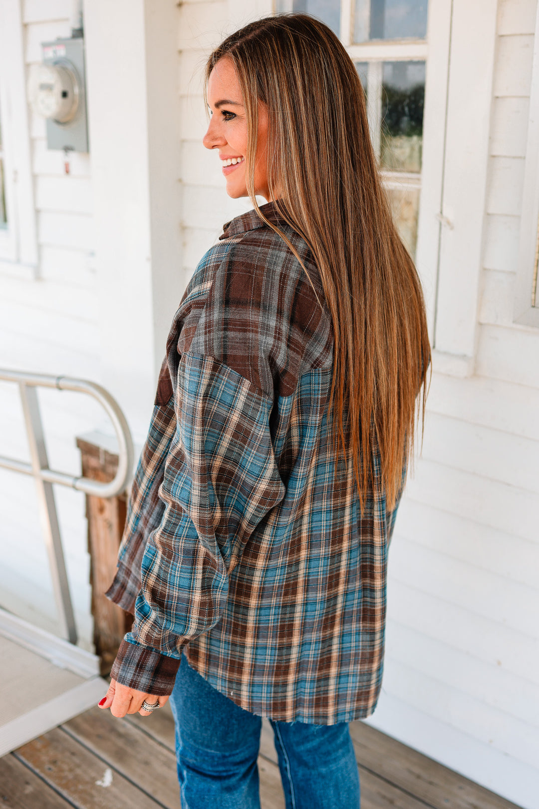 Kambrie Flannel Shirt - Chocolate