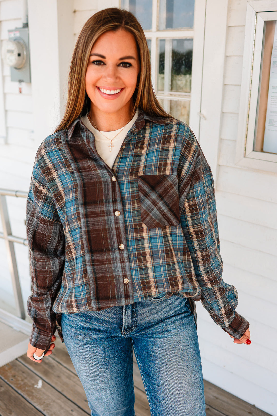 Kambrie Flannel Shirt - Chocolate