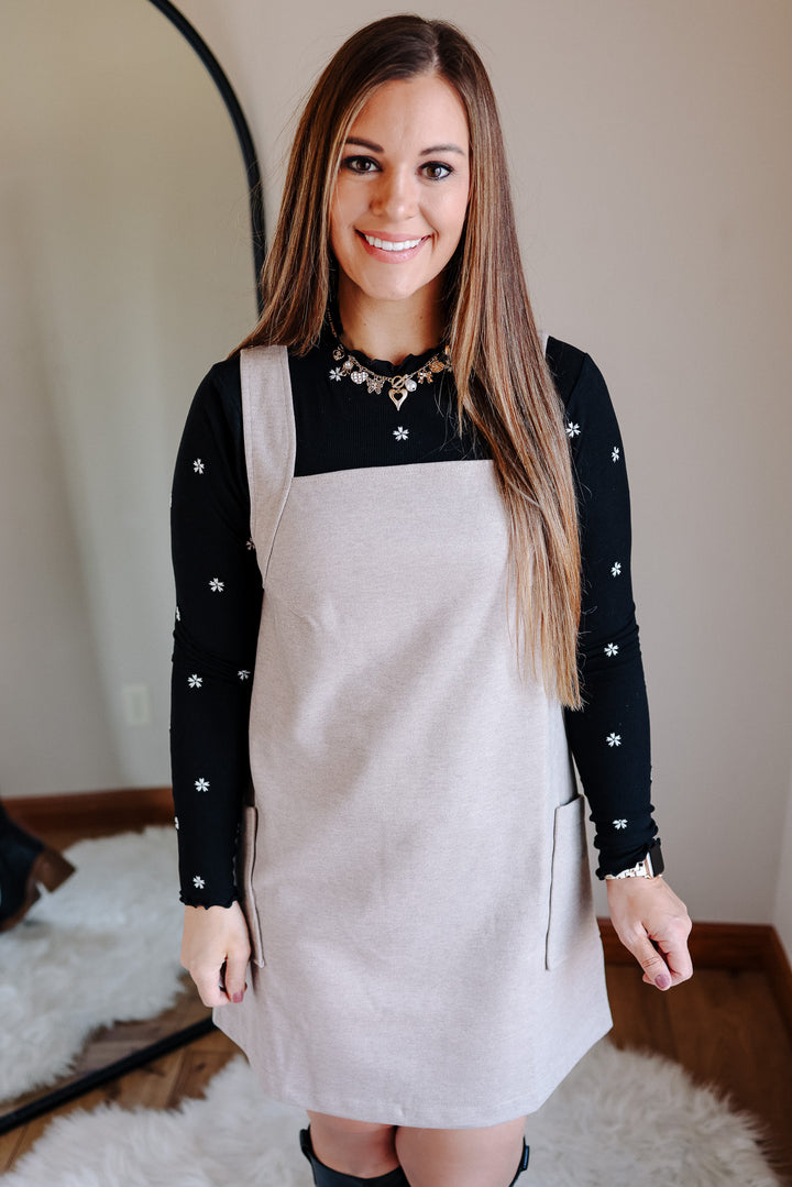 Ashwin Woven Pinafore Dress