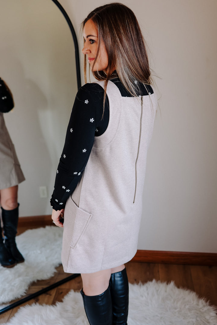 Ashwin Woven Pinafore Dress