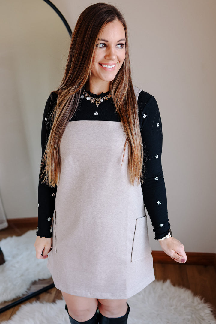 Ashwin Woven Pinafore Dress