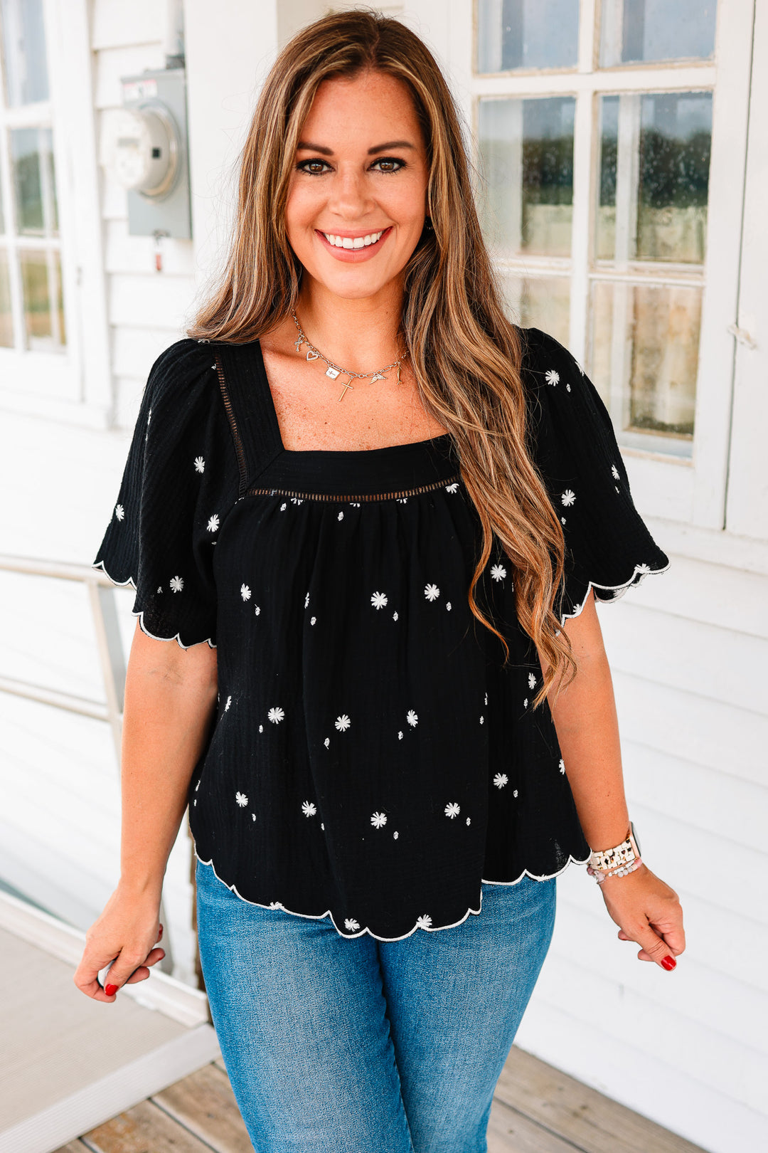 Eloise Square Neck Top