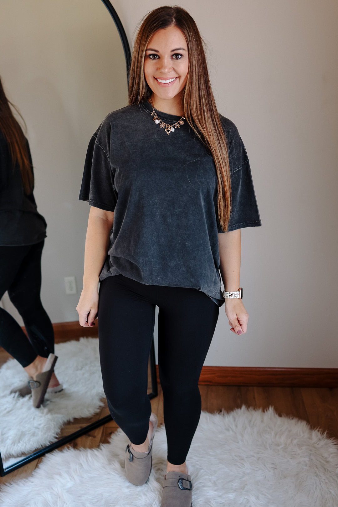 The Band Tee - Charcoal