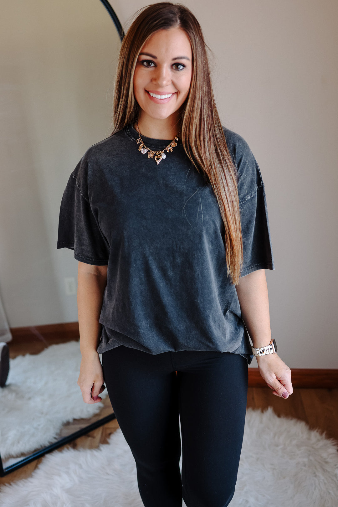 The Band Tee - Charcoal