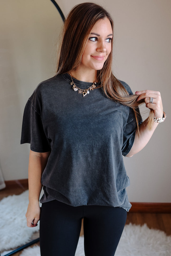 The Band Tee - Charcoal