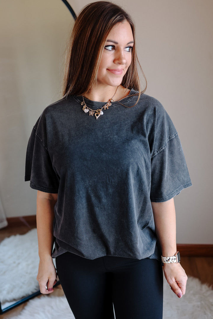 The Band Tee - Charcoal