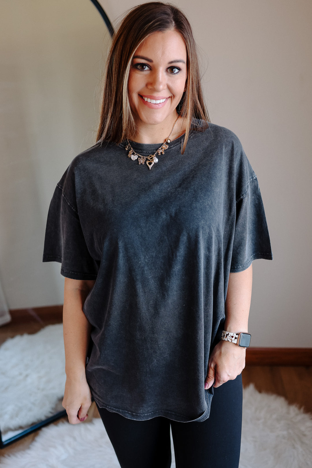 The Band Tee - Charcoal