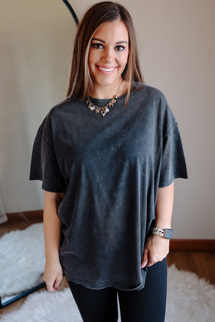 The Band Tee - Charcoal