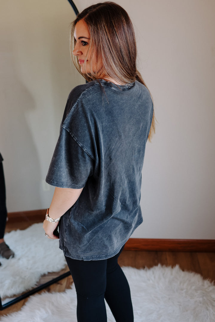 The Band Tee - Charcoal