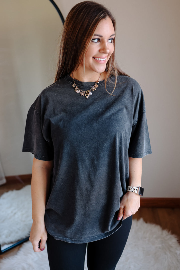 The Band Tee - Charcoal