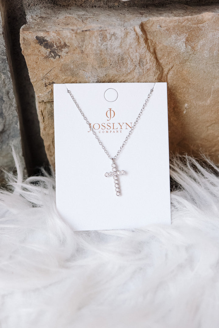 Cross Necklace - Silver