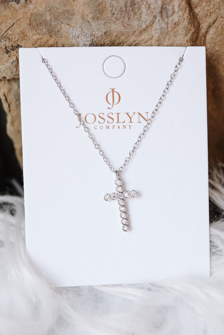 Cross Necklace - Silver