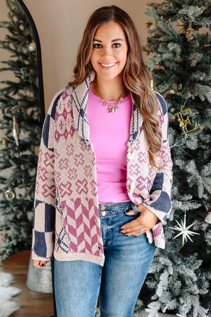 Kenna Speckled Yard Cardigan