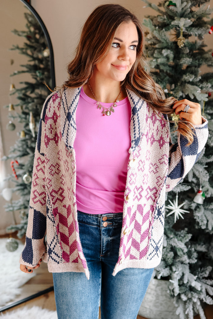 Kenna Speckled Yard Cardigan