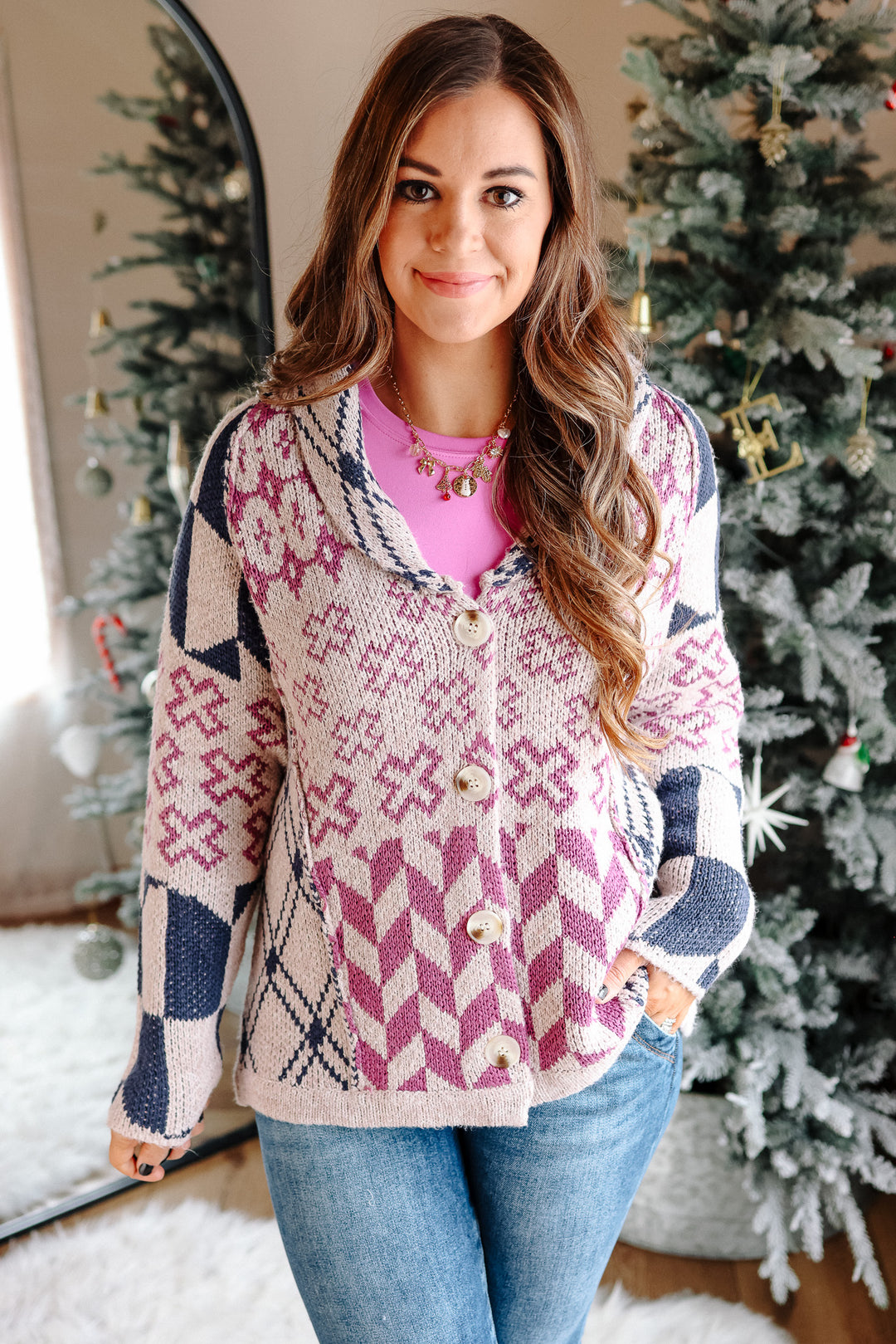 Kenna Speckled Yard Cardigan