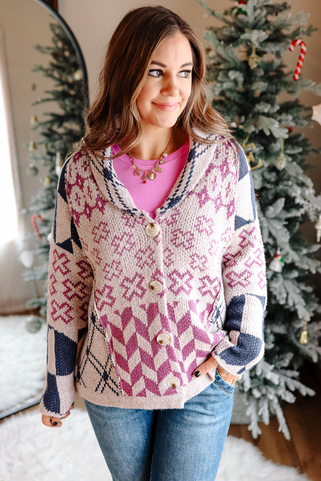 Kenna Speckled Yard Cardigan