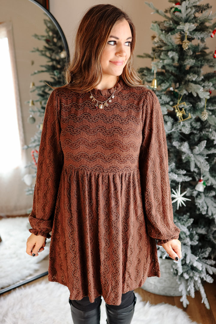 Cora Brushed Lace Dress