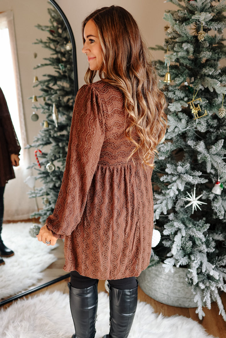 Cora Brushed Lace Dress