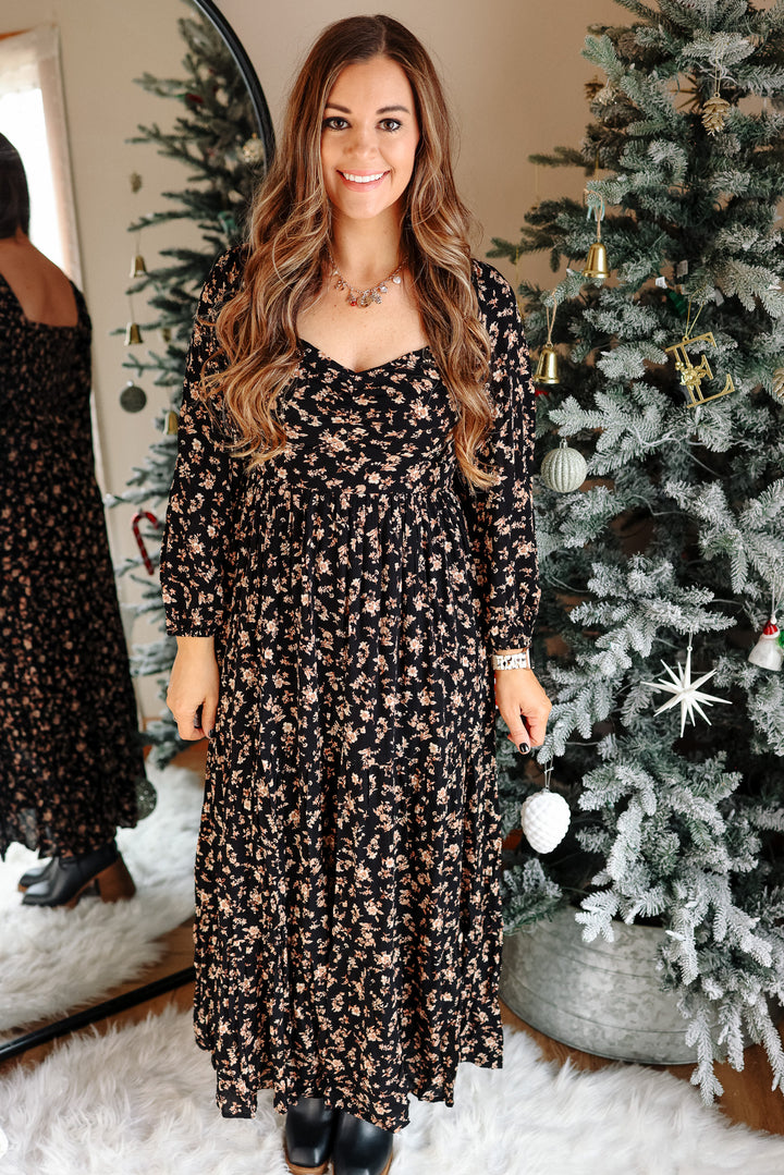 Willa Floral Midi Dress