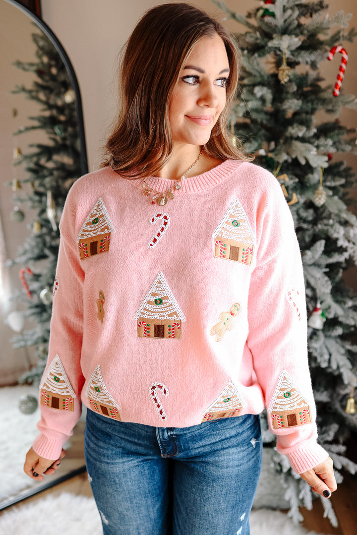 Christmas Patches Sweater