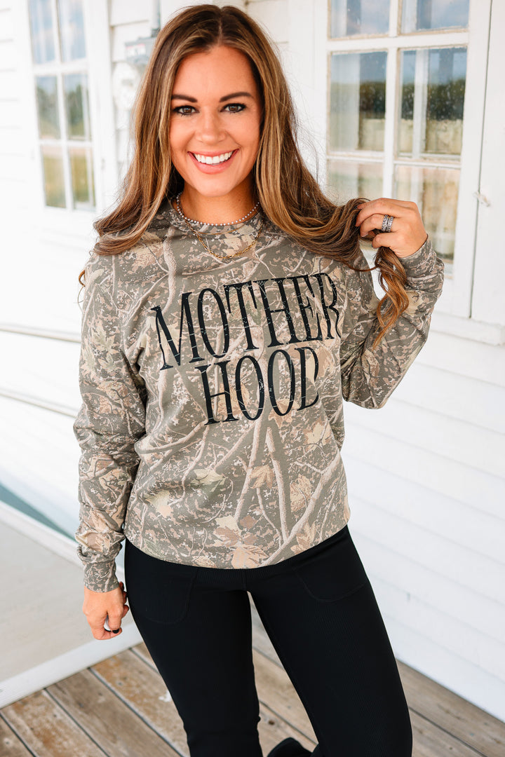 Mother Hood Long Sleeve Graphic Tee - Deadwood Camo