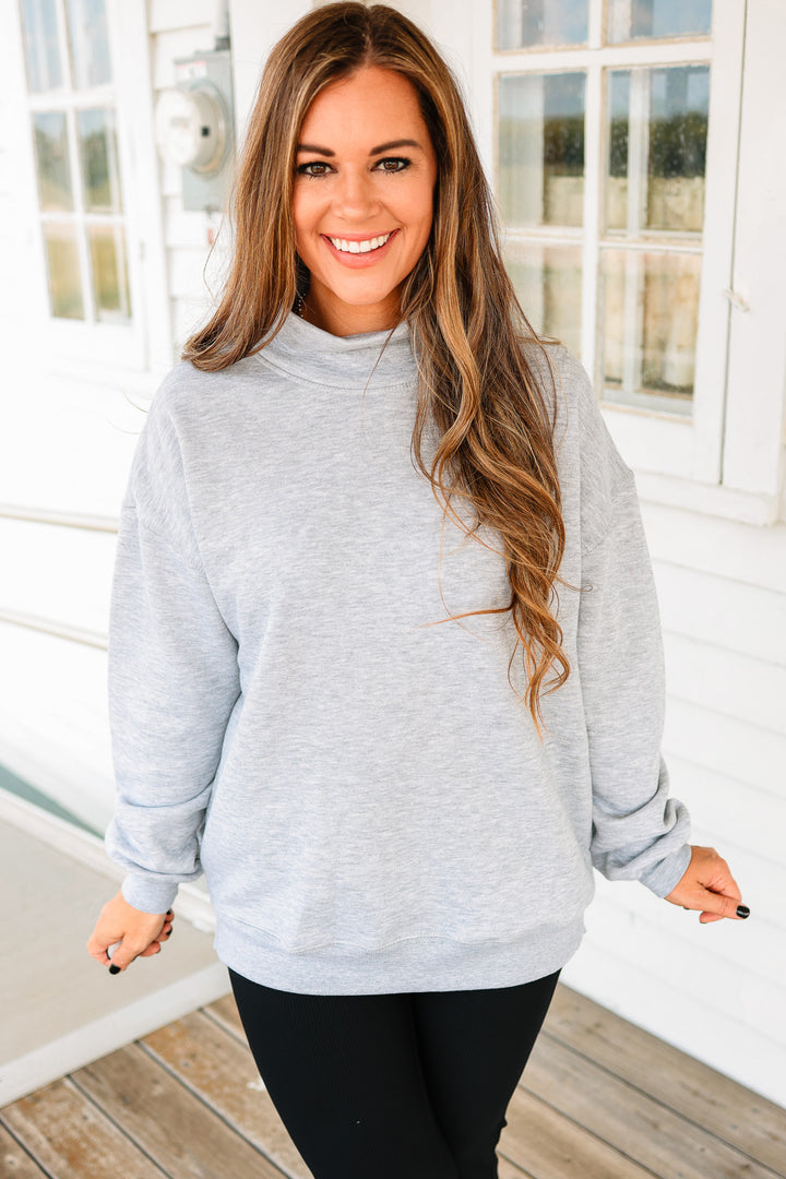 EL Mockneck Sweatshirt - Grey