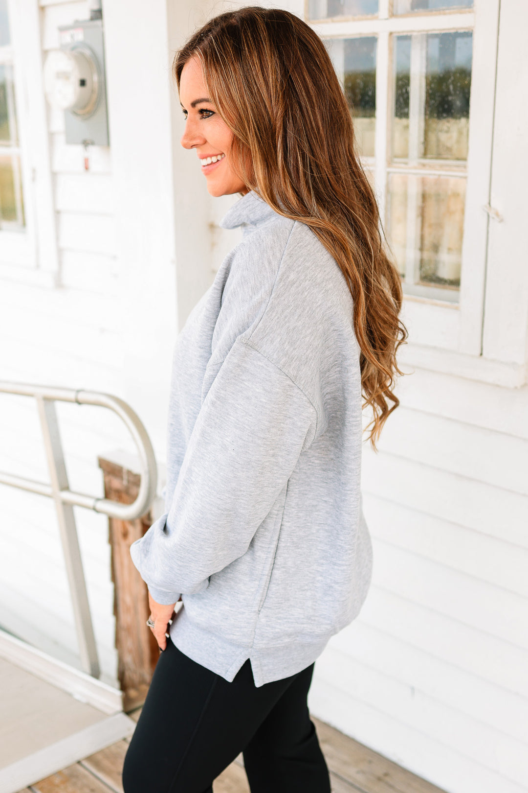 EL Mockneck Sweatshirt - Grey