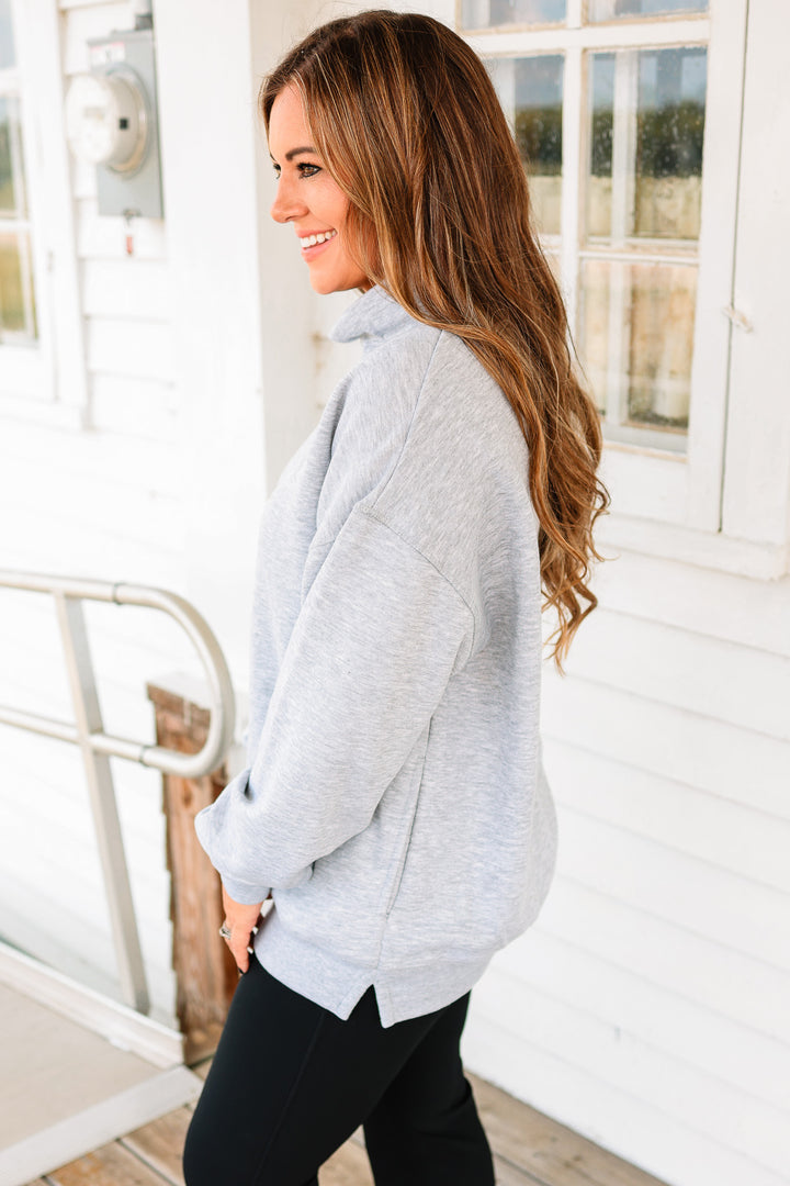 EL Mockneck Sweatshirt - Grey