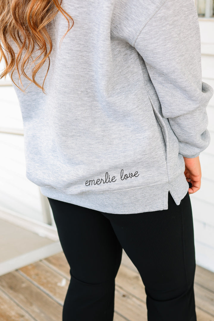 EL Mockneck Sweatshirt - Grey