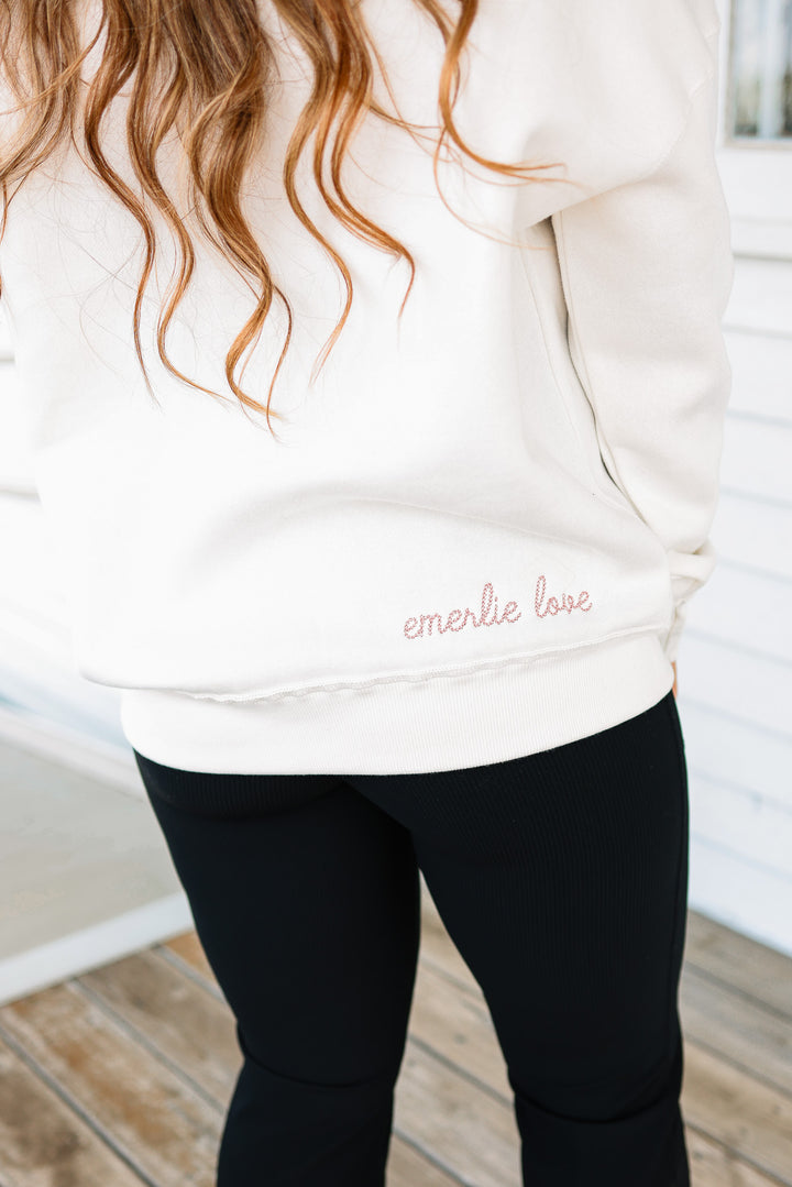 EL Mockneck Sweatshirt - Cream