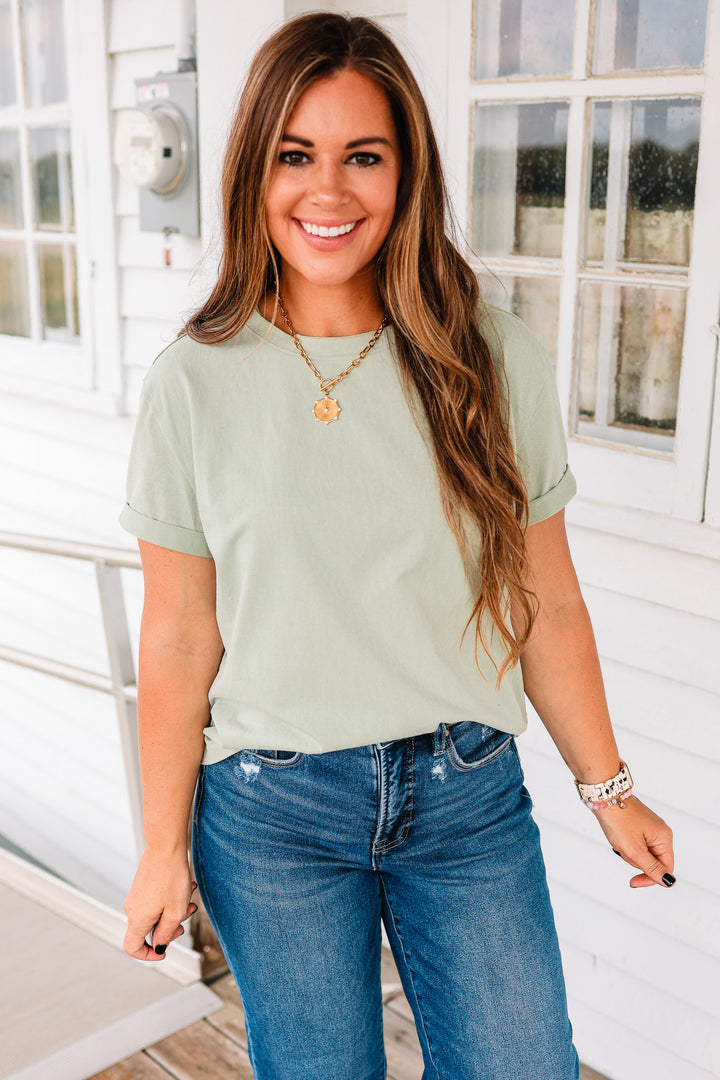 Mali Short Sleeve Tee - Sage