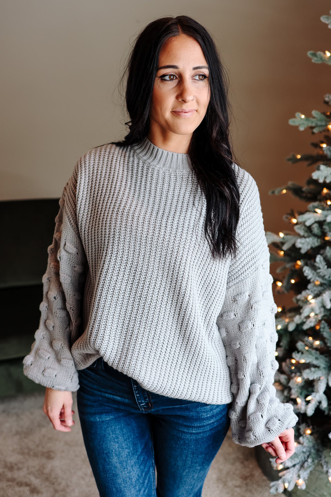 Lucia Bubble Sleeve Sweater