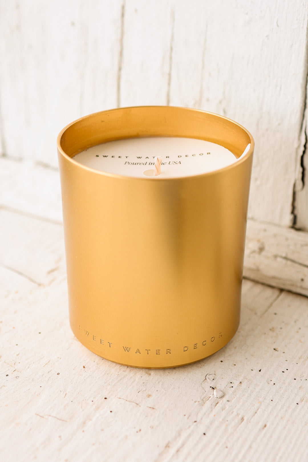 Warm and Cozy 10 oz Soy Candle - Metallic Jar