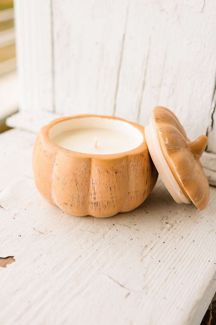 Pumpkin Spice Soy Candle - 8 oz Pumpkin Jar