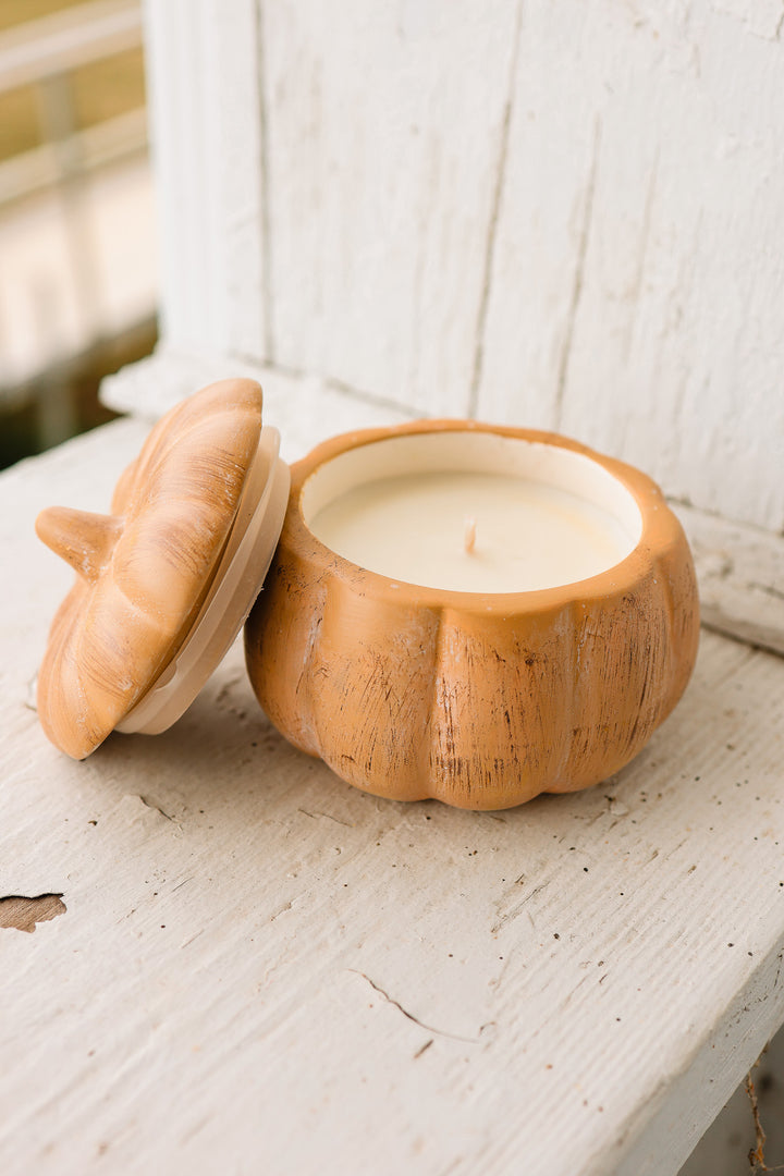 Pumpkin Spice Soy Candle - 8 oz Pumpkin Jar