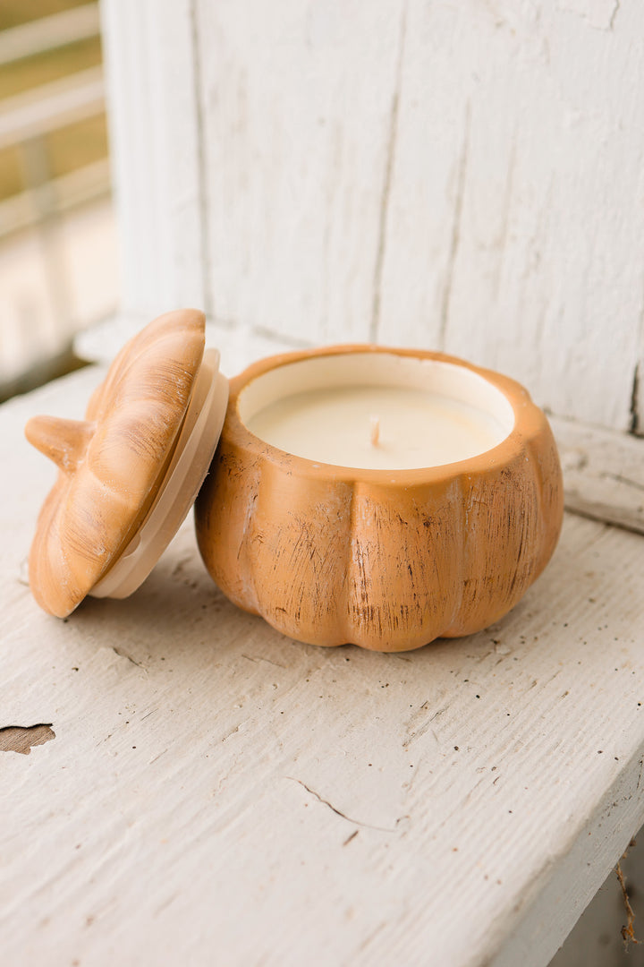Pumpkin Spice Soy Candle - 8 oz Pumpkin Jar