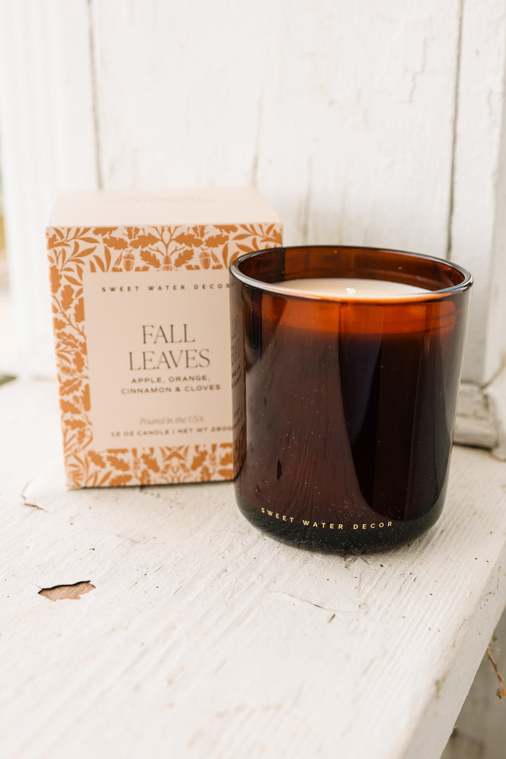 Fall Leaves 12 oz Candle