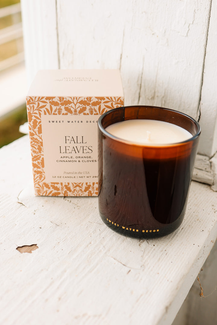 Fall Leaves 12 oz Candle