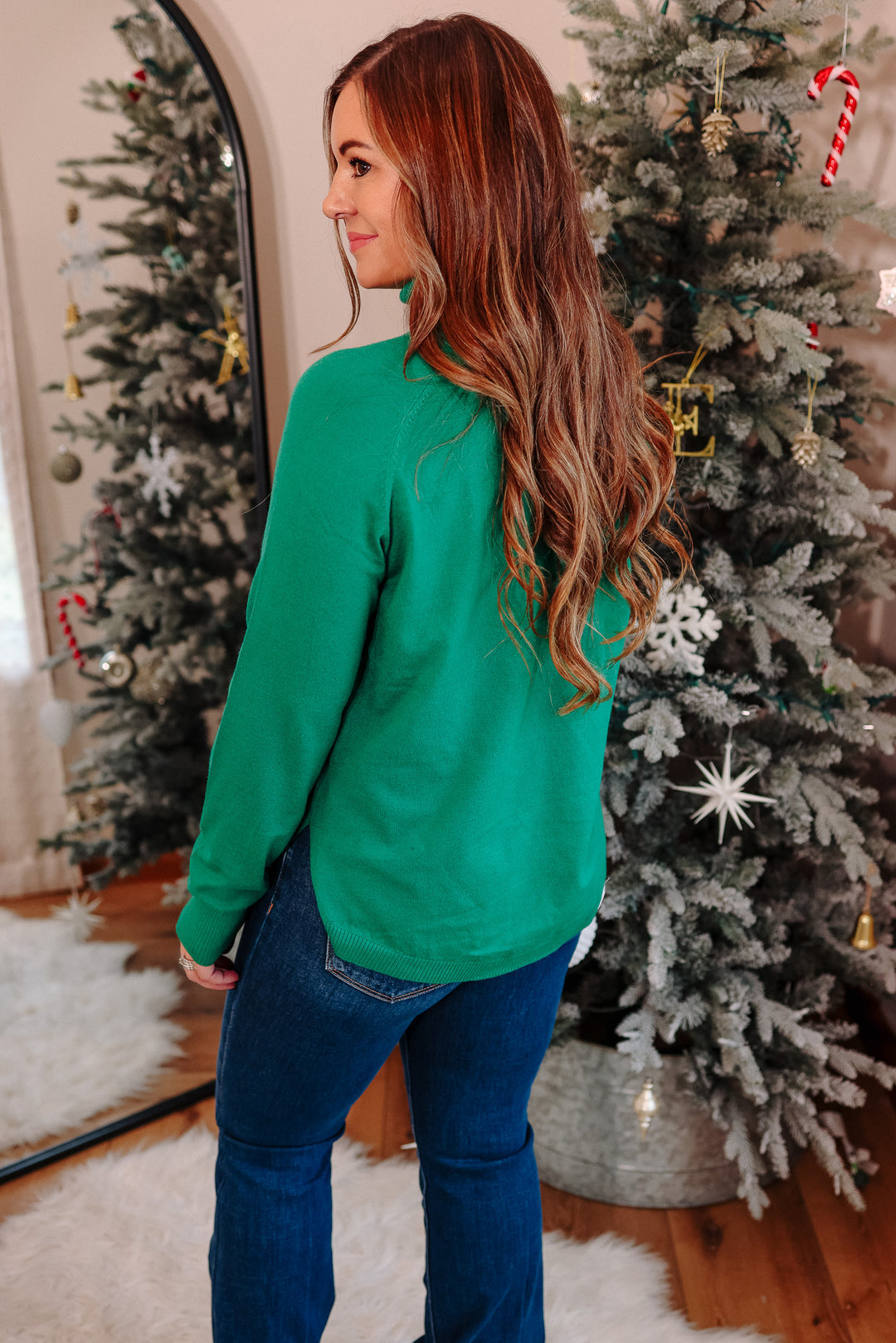 Romy Turtleneck Sweater - Green