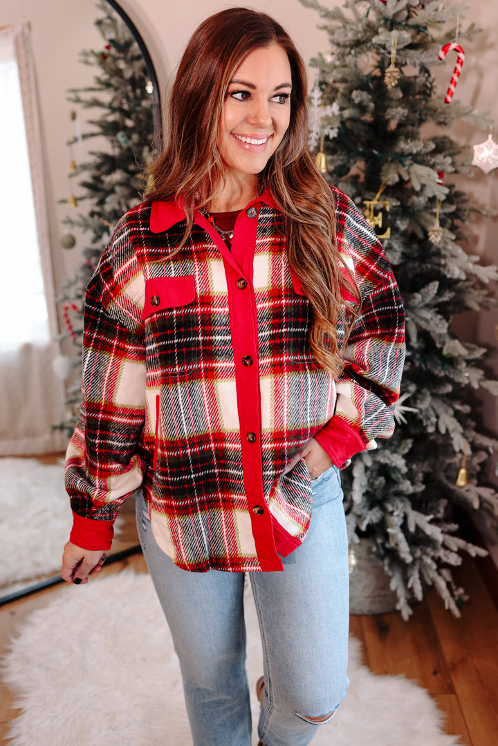 Sawyer Brushed Plaid Shacket