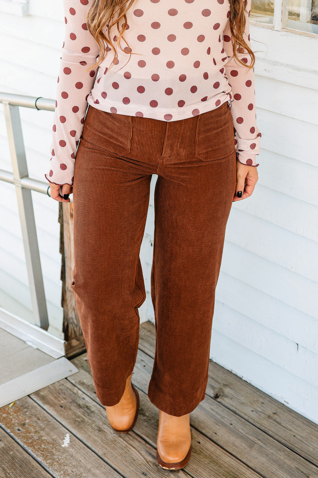 Ellery Stretch Corduroy Crop Pants - Brown