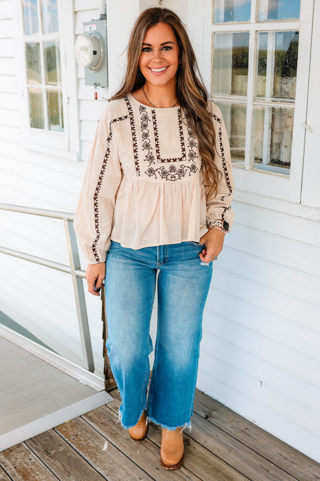 Indy Embroidered Blouse
