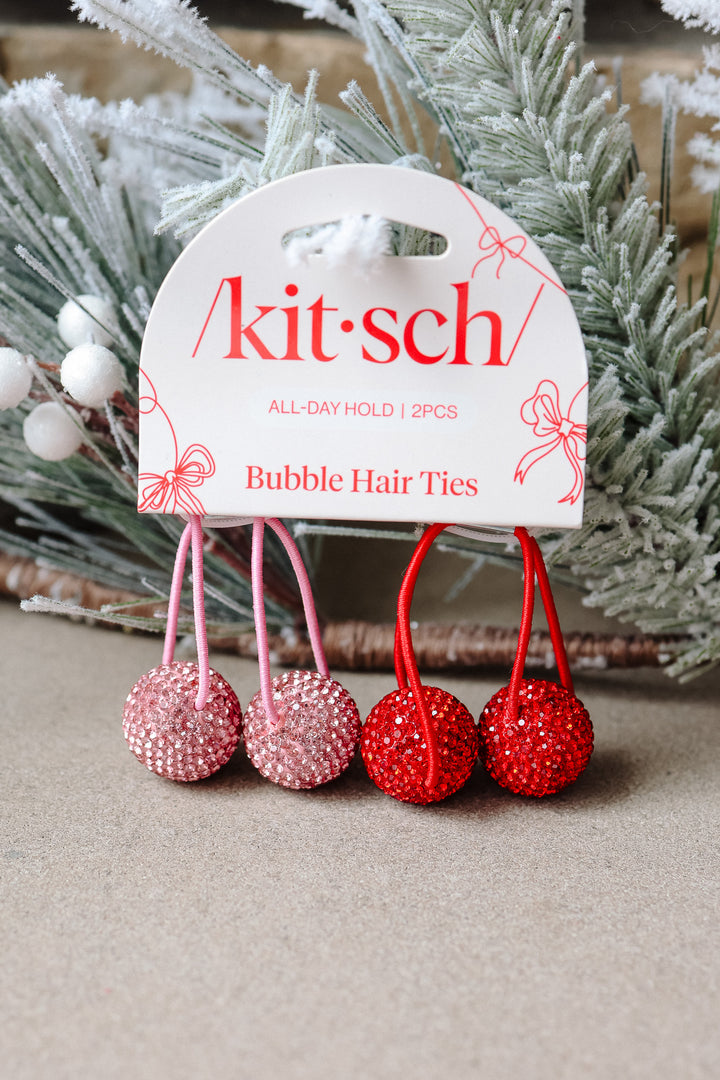 Holiday Bubble Hair Ties 2pc Set
