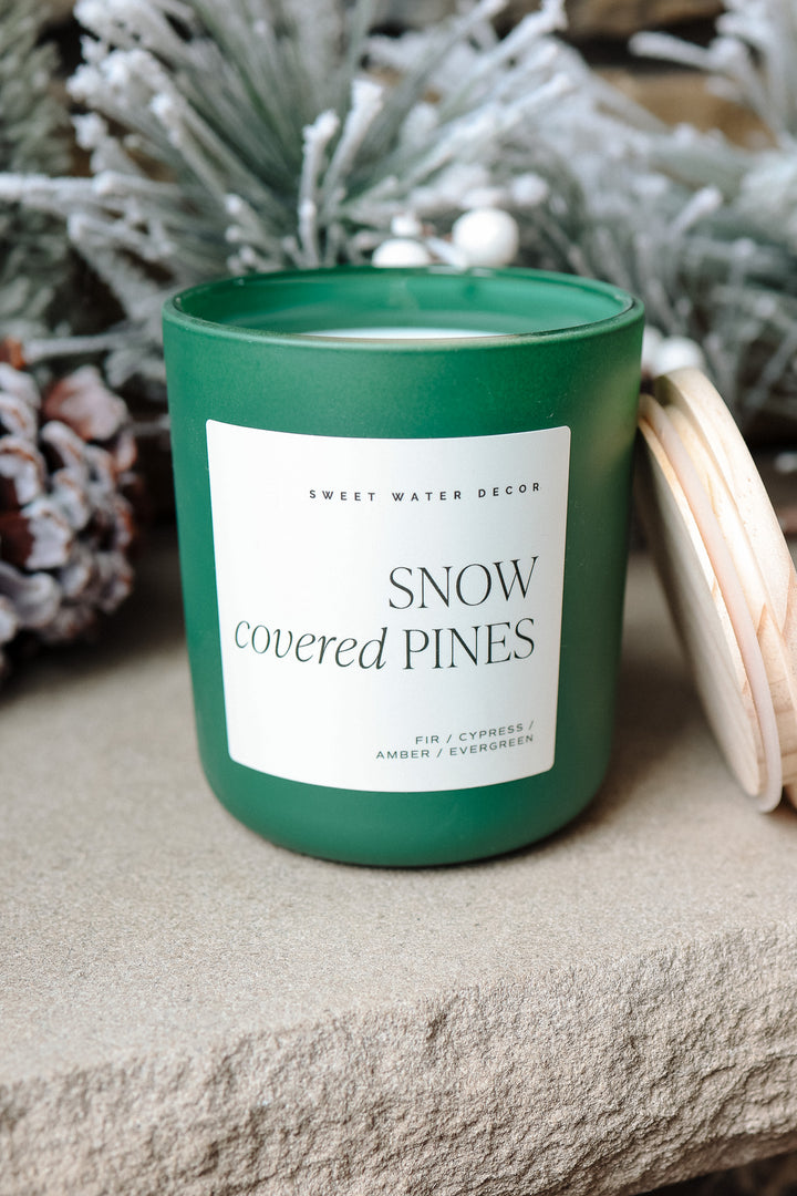 Snow Covered Pines 15 oz Soy Candle