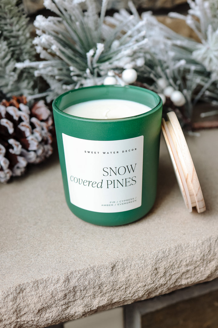Snow Covered Pines 15 oz Soy Candle