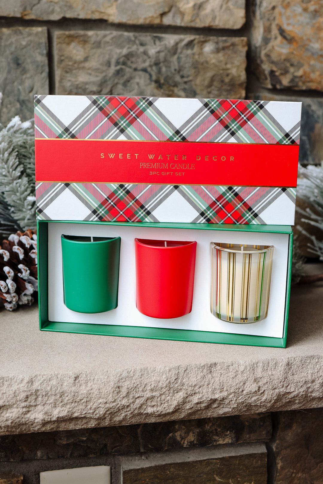 Soy Christmas Candle Gift Box Set