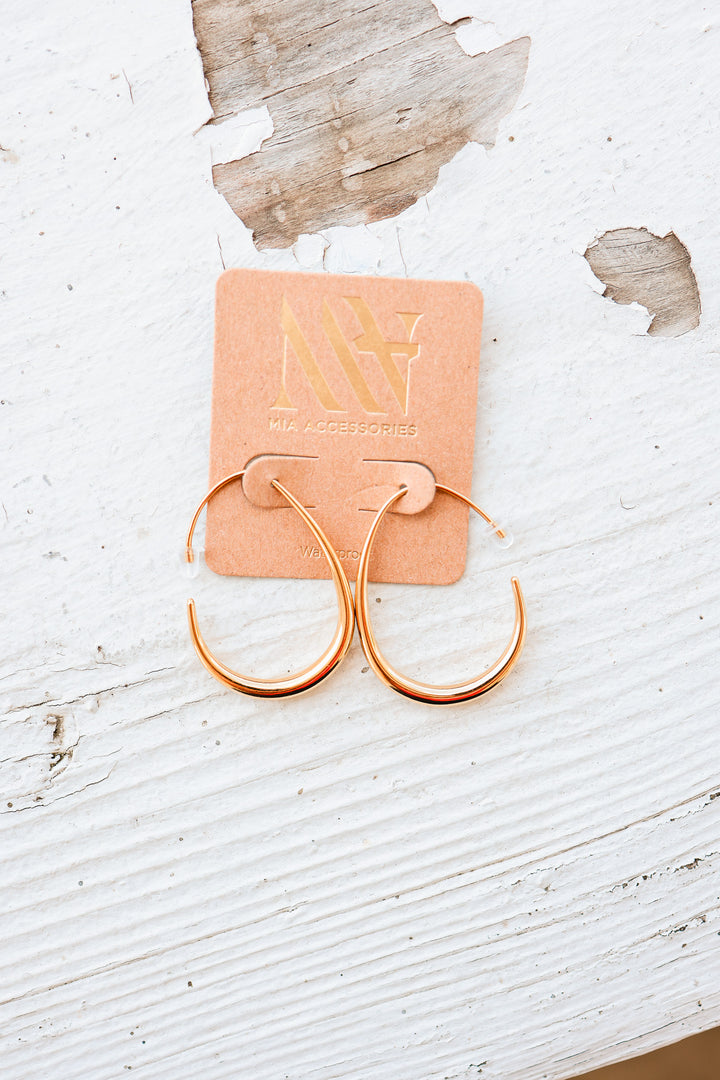 Esme Gold Hoop Earrings