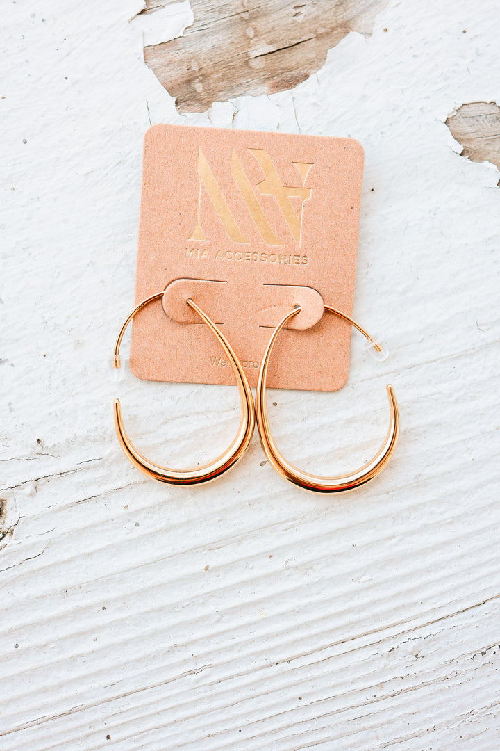 Esme Gold Hoop Earrings