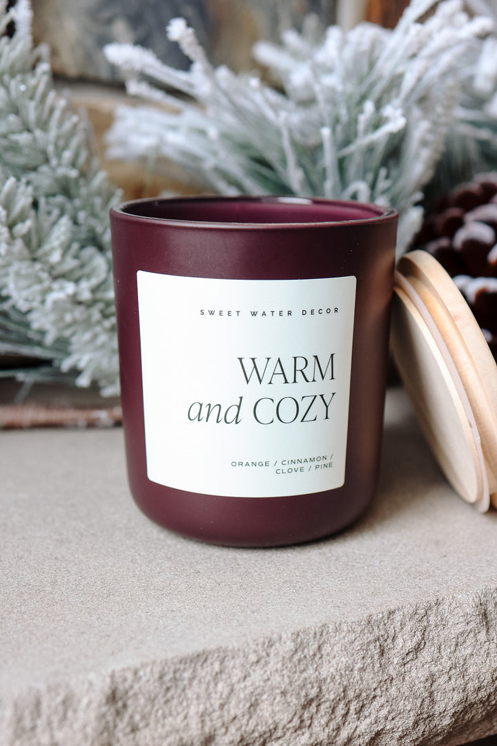 Warm and Cozy 15 oz Soy Candle