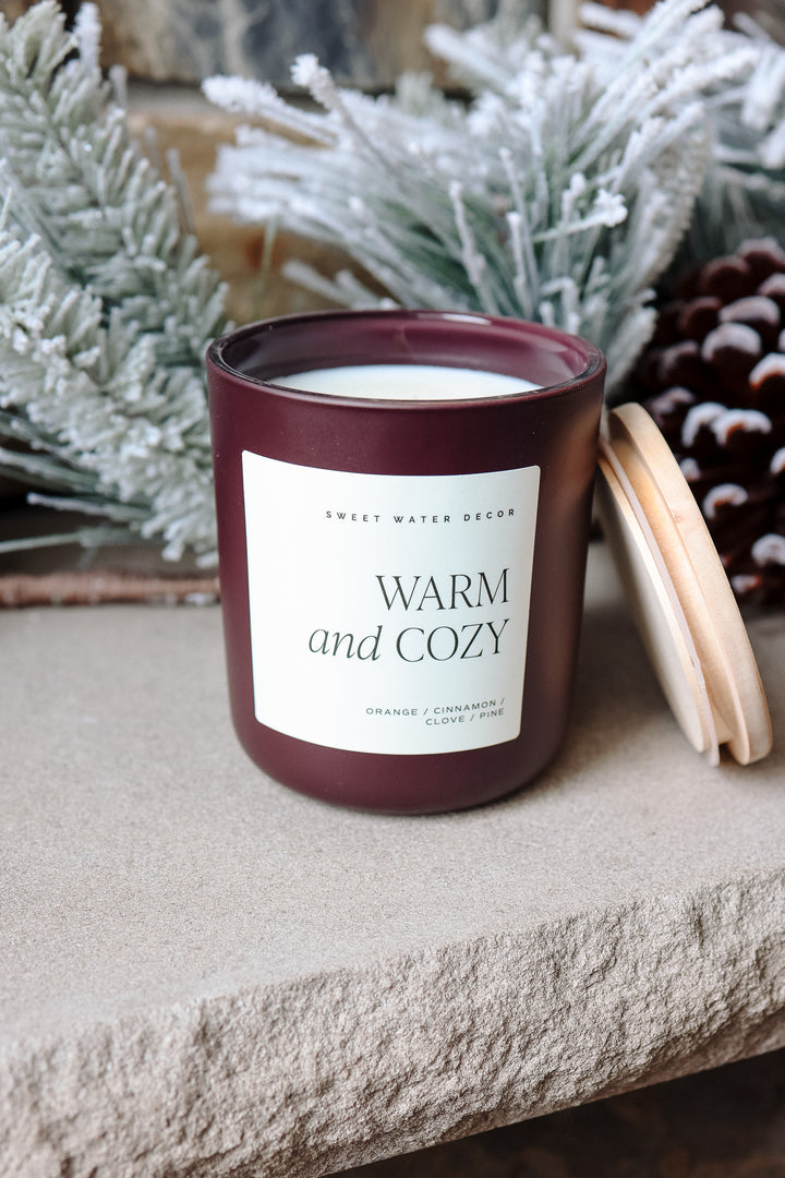 Warm and Cozy 15 oz Soy Candle